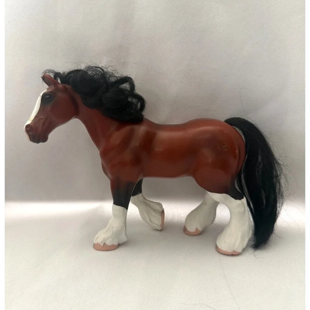 Clydesdale Toy Horse Figure